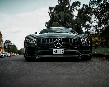 Car, Sports, Cars, Front View, Machine, Sports Car, Mercedes-Benz, Mercedes HD wallpaper