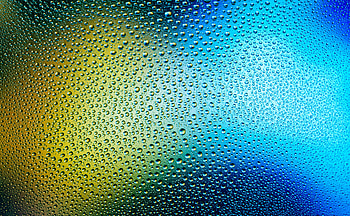 Abstract, Water, Drops, Macro, Multicolored, Motley, Gradient HD wallpaper