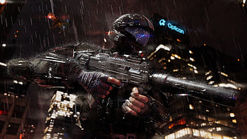 Halo 3: ODST, , Artistic masterpiece, SMG redesign HD wallpaper