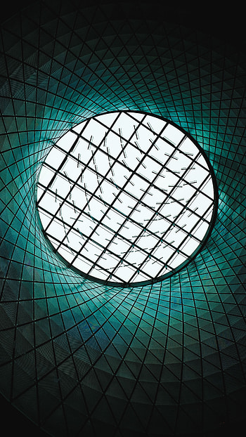 Architecture, Building, Miscellanea, Miscellaneous, Grid, Window, Round HD phone wallpaper