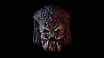 The predator, creepy face, skulls, movie, 2018 HD wallpaper