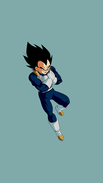 Vegeta DBS Broly, dragon_ball_super, goku, blue, cartoon, minimalist, saiyan HD phone wallpaper
