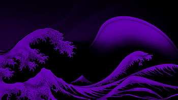 Purple Aesthetic, Grunge, Glow, Grunge Art HD wallpaper