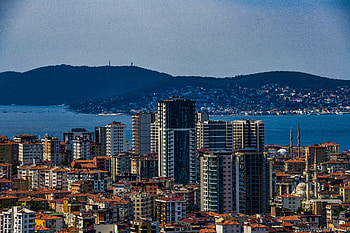 Cities, Sea, Architecture, City, Building, Hills HD wallpaper