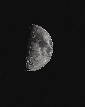 Moon, Shadow, Craters HD phone wallpaper