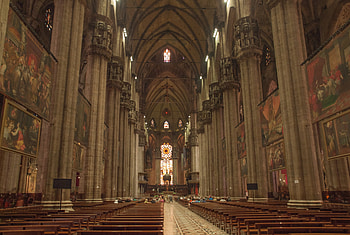 Milan Cathedral, Church in Milan, Thousand wonders, Milan's gem HD wallpaper