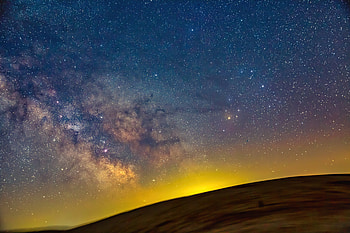 Dark Horse Sky Stars, stars, space, nature HD wallpaper