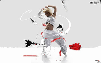 Hip-hop, abstract, dance, 3d, entertainment, cool, people, sport HD wallpaper