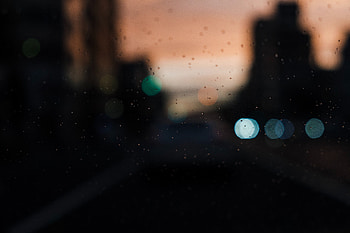 Drops, Macro, Wet, Blur, Smooth, Glass, Bokeh, Boquet HD wallpaper