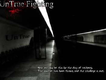 UnTrue Fighting, quote, station, blood, labled HD wallpaper