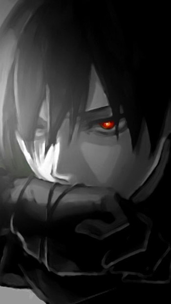Boys, nightcore boy black and white, nightcore, boy, black and white HD phone wallpaper