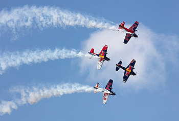 The Flying Bulls, Aerobatics HD wallpaper