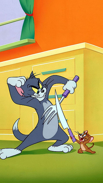 Tom And Jerry, Funny Fighting HD phone wallpaper