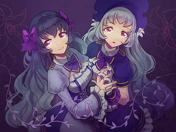 Shirayuri Twins, Kaguya Shirayuri, Sakuya Shirayuri, Anime, Aikatsu Friends! HD wallpaper
