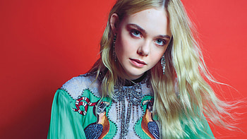 Elle Fanning, Blonde Actress, U TV HD wallpaper