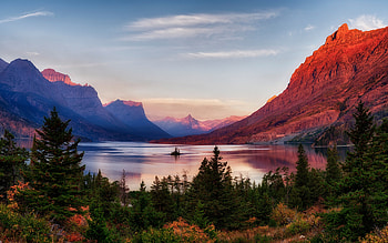 Wild Goose Island, Montana HD wallpaper