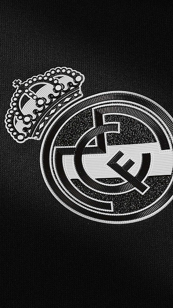 Real Madrid, Black Background HD phone wallpaper