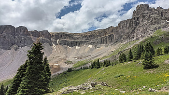 Sydney Basin, Colorado, valley, landscape, clouds, trees, sky, usa HD wallpaper