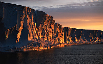 Antarctica coast, Sea landscape, mobile backgrounds HD wallpaper