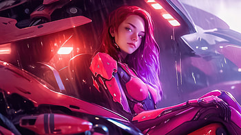 Mecha Pilots In The Cockpit, ai-girls, ai, artist, artwork, digital-art HD wallpaper