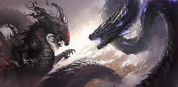 Naraka: Bladepoint Dragon Showdown, video game, Naraka: Bladepoint, dragon HD wallpaper