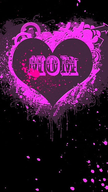 Mothers Day, Pink Heart HD phone wallpaper