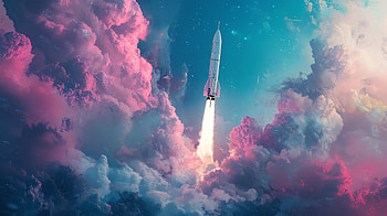 Stunning Rocket Launch in Ultra, rocket launch, rocket, Launch, cloud, space HD wallpaper