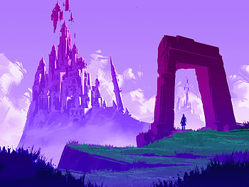 Mystic Fantasy Cityscape – Dreamscape, fantasy, city, fantasy city HD wallpaper