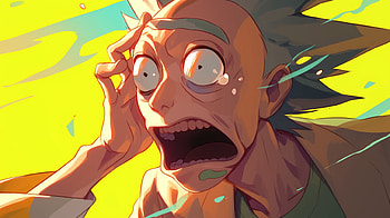 Rick Sanchez in Shock - Rick and Morty, TV Show, Rick and Morty, Rick Sanchez HD wallpaper