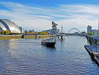 Glasgow River Travel, Cities, Glasgow, Scotland, River Clyde HD wallpaper
