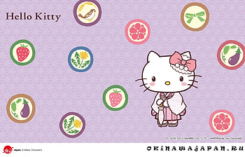 Brands, Background, Violet, Hello Kitty HD wallpaper