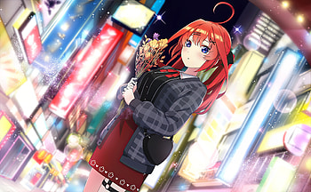 Itsuki Nakano — Neon City (The Quintessential Quintuplets), Itsuki Nakano, Anime, The Quintessential Quintuplets HD wallpaper