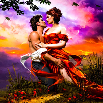 Romantic couple, love, couple, Romantic, passion, lovers HD wallpaper