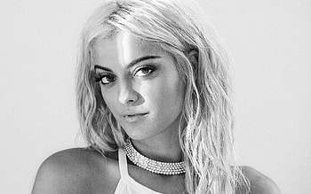 Bebe Rexha Monochrome , bebe-rexha, singer, music, girls, monochrome, black-and-white HD wallpaper