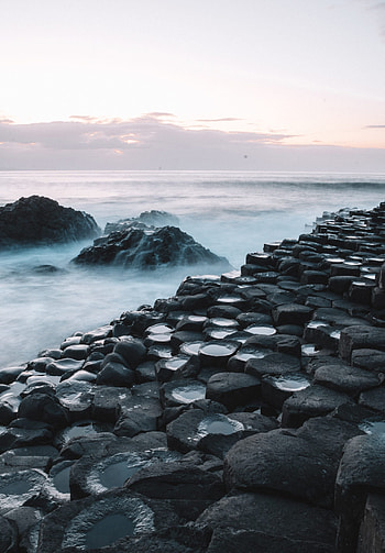 Giants Causeway, World heritage, UK HD phone wallpaper