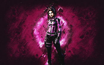 Fortnite Kate Bishop Skin, Fortnite, main characters, purple stone background, Kate Bishop, Fortnite skins, Kate Bishop Skin, Kate Bishop Fortnite, Fortnite characters HD wallpaper