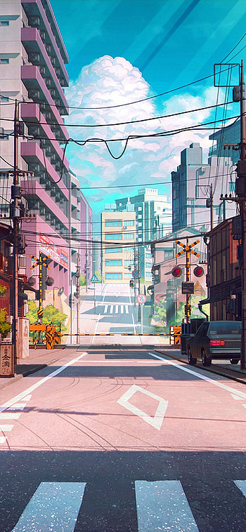 X . art anime japan street cute, Japanese Aesthetic HD phone wallpaper
