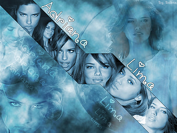 Adriana Lima, sexy, victoria secret, brazilian model, hot, sexy eyes, super model HD wallpaper
