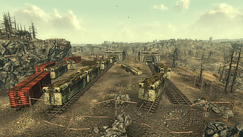 abandoned train yards for your background or . HD wallpaper