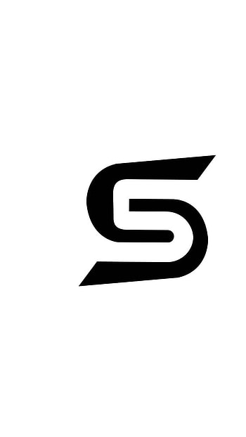 S For Lively, Simple, Black Letter HD phone wallpaper