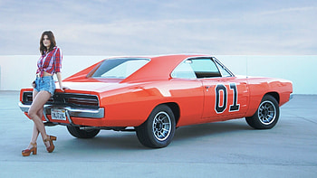 Dodge Charger V8, General Lee Car HD wallpaper