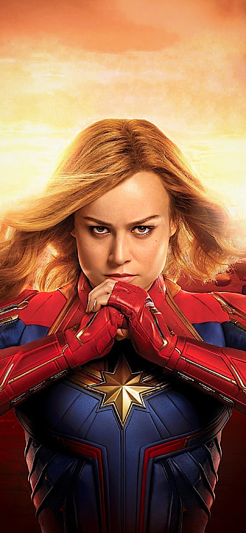 Ms. Marvel, Comics superheroine, Captain Marvel, Brie Larson HD phone wallpaper
