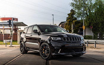 Manhart GC 800, WK2, Jeep Grand Cherokee Trackhawk, Grand Cherokee Tuning, Black Grand Cherokee, American Cars, Jeep HD wallpaper