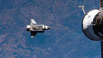 Space shuttle, ISS HD wallpaper