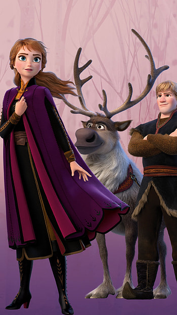 Sven and Anna, Kristoff (Frozen) HD phone wallpaper