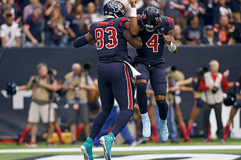 Jordan Thomas and Deshaun Watson, Houston Texans HD wallpaper