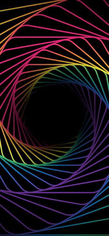 Cosmic , Swirl spiral, Black background abstract HD phone wallpaper