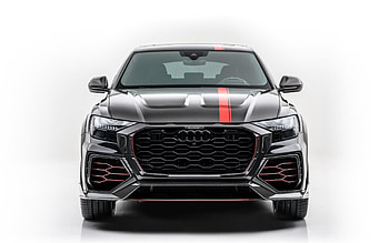 Audi RSQ8, 2021, Mansory, front view, exterior, new black Q8, Q8 tuning, RSQ8 Mansory, German cars, Audi HD wallpaper