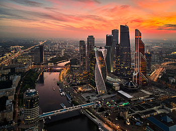 Cities, Sunset, Architecture, City, Building, Skyscrapers HD wallpaper