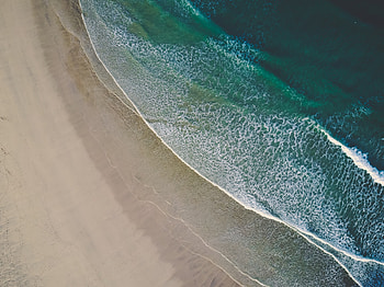 Beach Sand Sea Water, beach, sand, sea, water, nature HD wallpaper